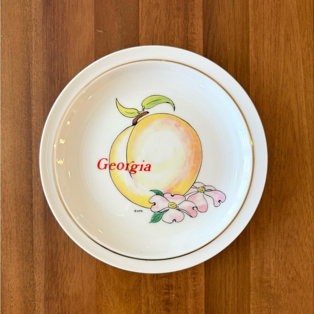 Georgia Peach Collectible Plate